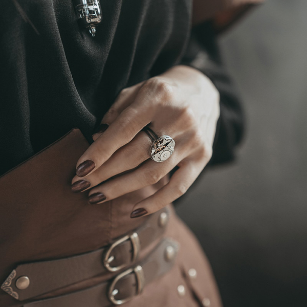 Bague Steampunk Femme