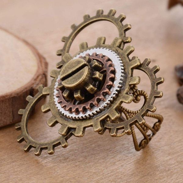 Bague Rouage Steampunk