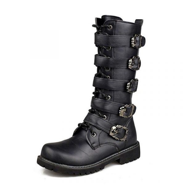 Bottes en Cuir Homme Steampunk