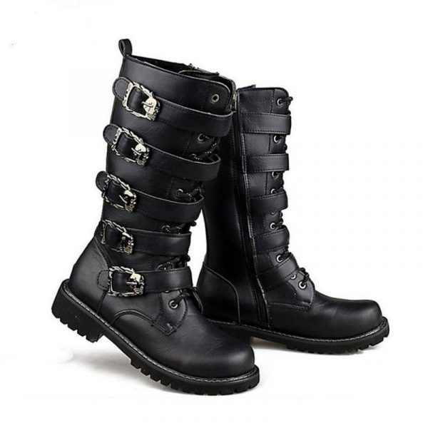 Bottes en Cuir Homme Steampunk