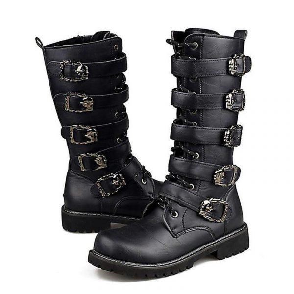 Bottes en Cuir Homme Steampunk