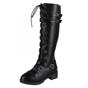 Bottes Hautes Steampunk Sans Talons