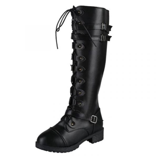 Bottes Hautes Steampunk Sans Talons