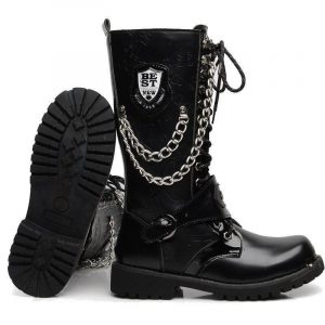 Bottes Montantes Steampunk Homme