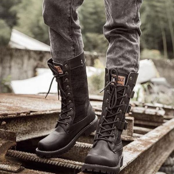 Bottes Moto Steampunk Homme