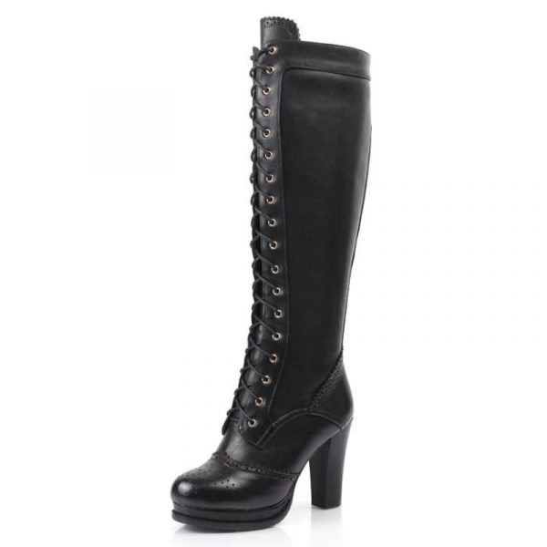 Bottes Victoriennes Cuir