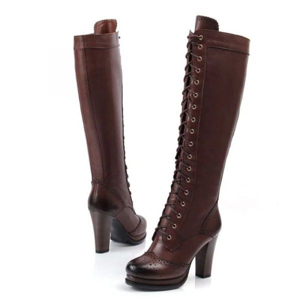 Bottes Victoriennes Cuir