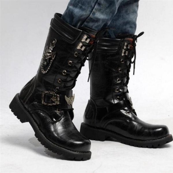 Bottes Tête de Mort Gothique Steampunk