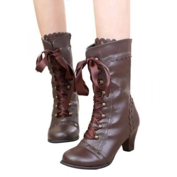 Bottines Victoriennes Lacets Steampunk