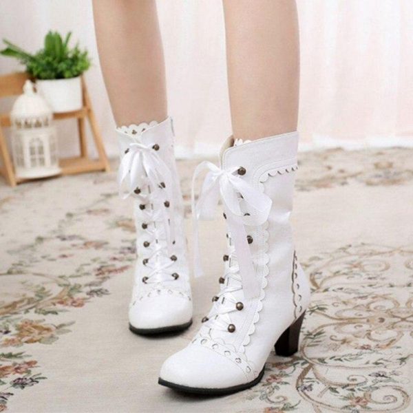 Bottines Victoriennes Lacets Steampunk