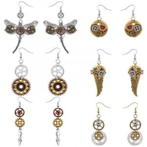 Boucles d'Oreilles Steampunk