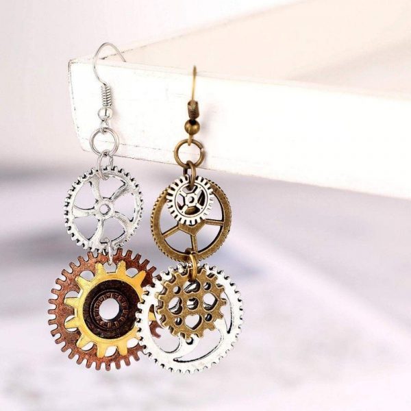 Boucles d'Oreilles Steampunk