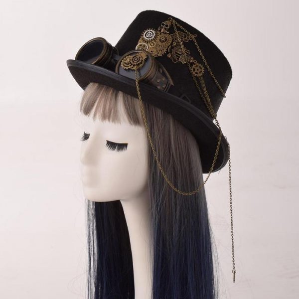 Chapeau Steampunk Chaîne