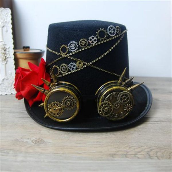 Chapeau Haut de Forme Femme Steampunk