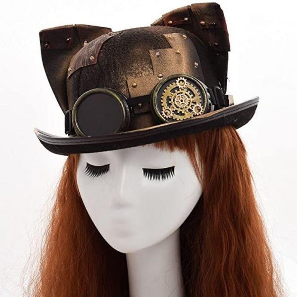 Chapeau Steampunk Oreille de Chat