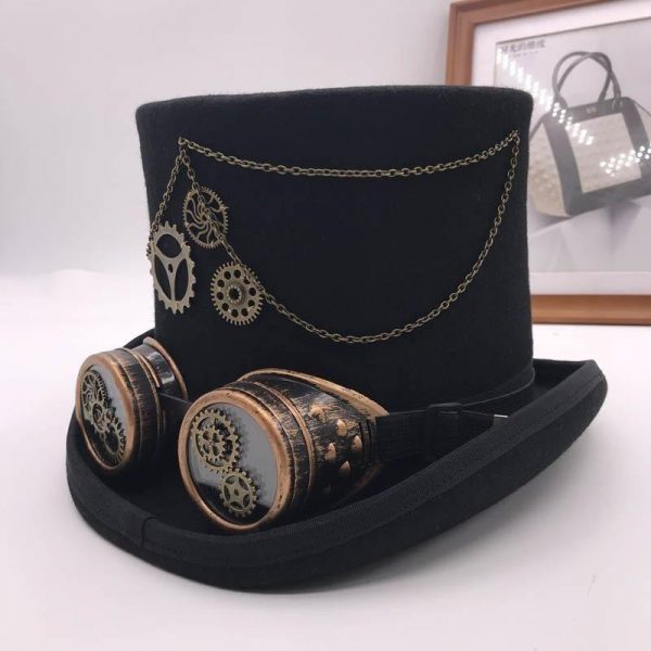 Chapeau Haut de Forme Steampunk