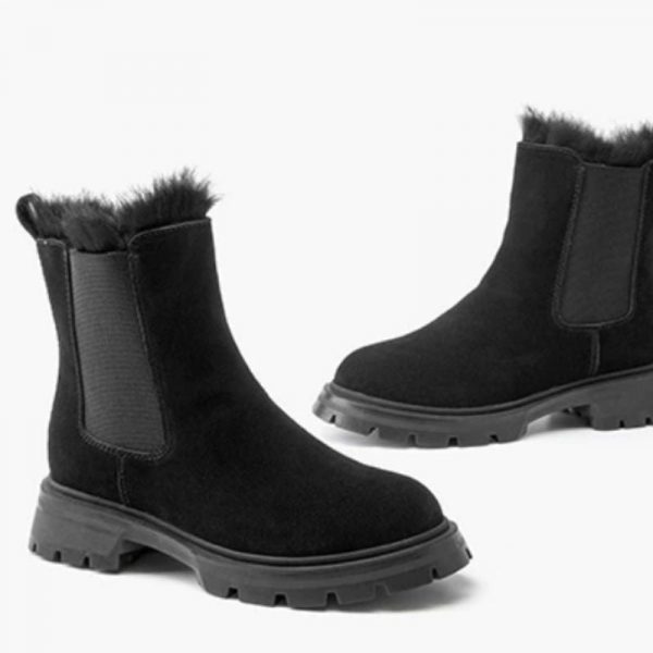 Chelsea Boots Fourrées Femme