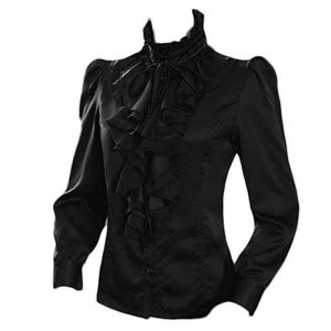 Chemise Steampunk Noire Femme