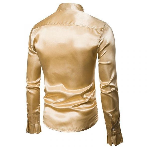 Chemise Steampunk en Satin Gold