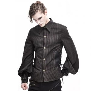 Chemise Steampunk Marron