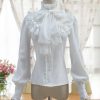Chemisier Victorien Blanc Steampunk – Image 2