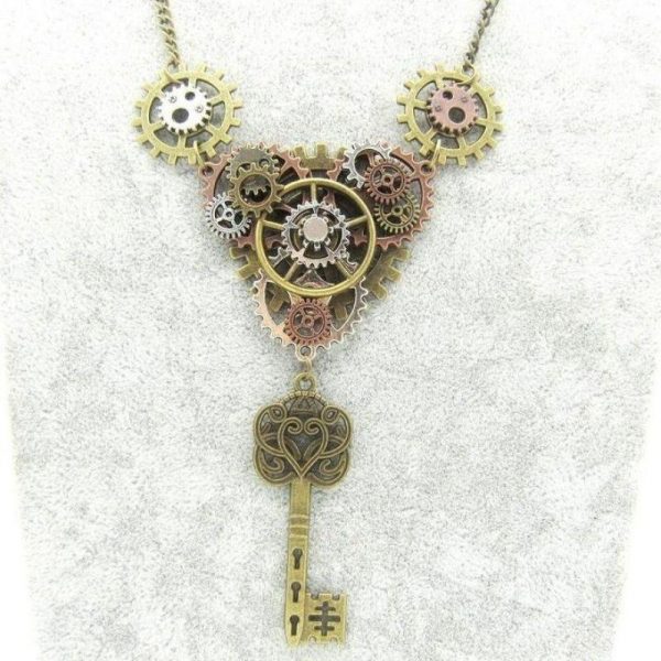 Collier Clé Steampunk