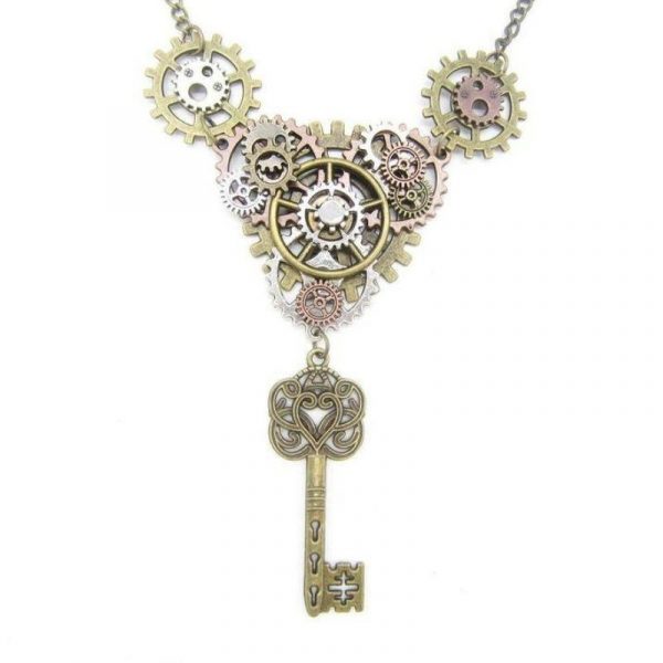 Collier Clé Steampunk