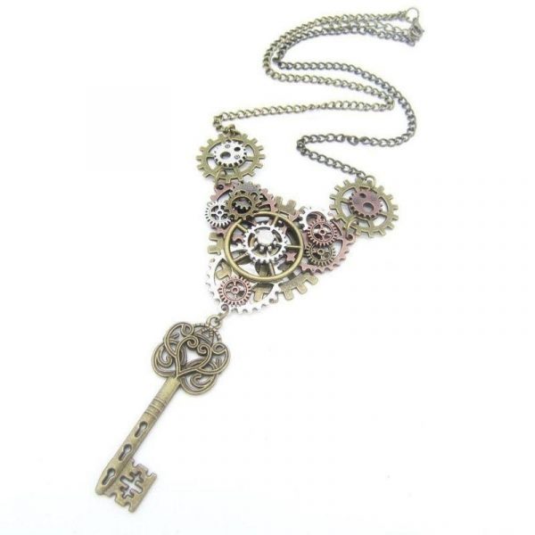 Collier Clé Steampunk