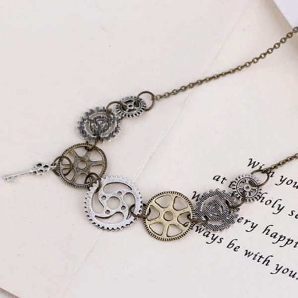 Collier Steampunk pour Femme