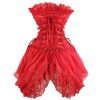 Corset Retro Rouge Femme – Image 4