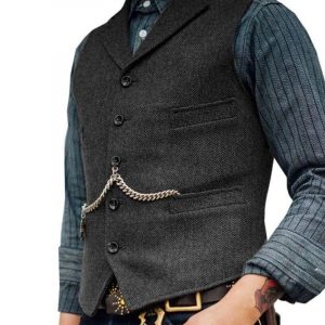 Gilet Sans Manche Vintage Homme