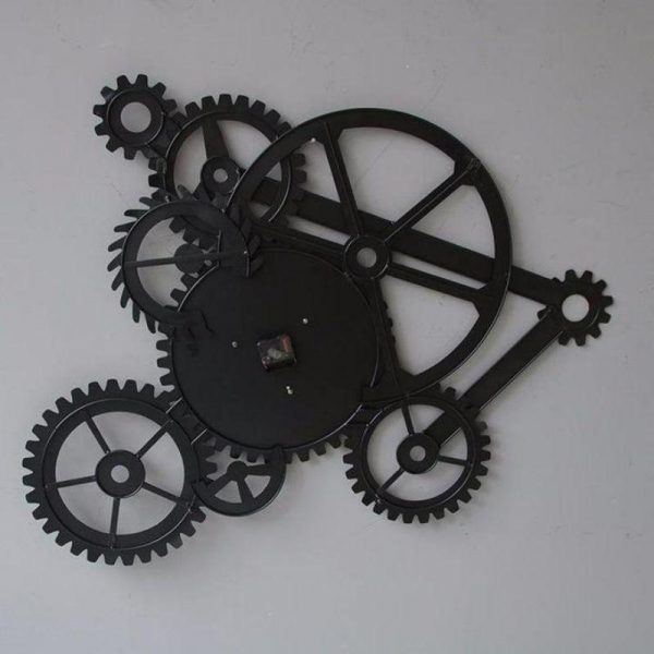 Grande Horloge Murale Steampunk