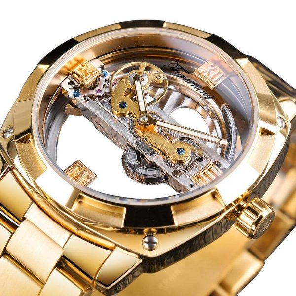 Montre Cadran Transparent Homme