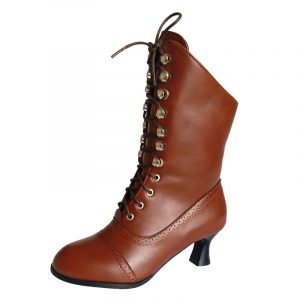 Chaussures Victoriennes Marron