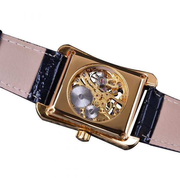 Montre Squelette Rectangulaire Homme