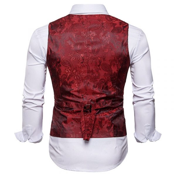 Gilet Costume Homme Rouge