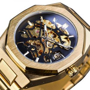 Montre Cadran Hexagonal