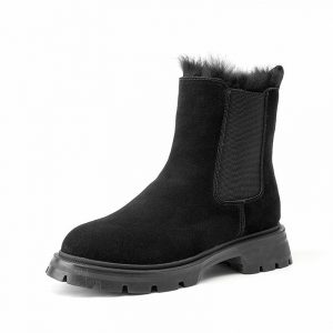 Chelsea Boots Fourrées Femme