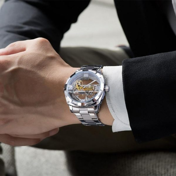 Montre Cadran Transparent Homme