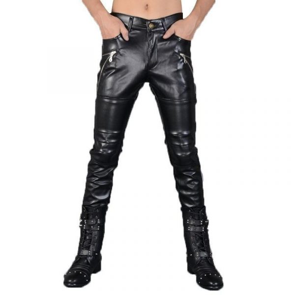 Pantalon Punk Cuir