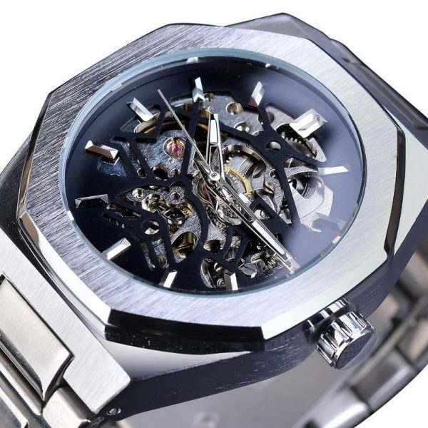 Montre Cadran Hexagonal