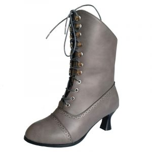 Bottines Grises Lacets Femme