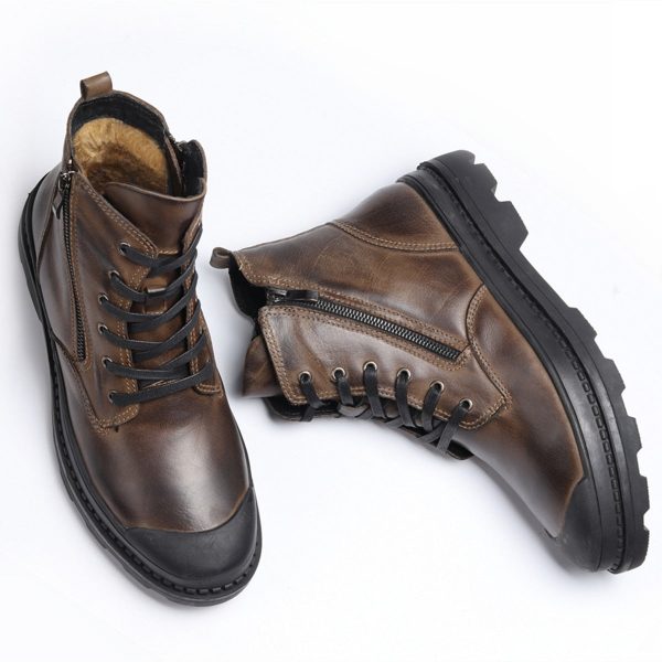 Bottines Homme Cuir Vintage