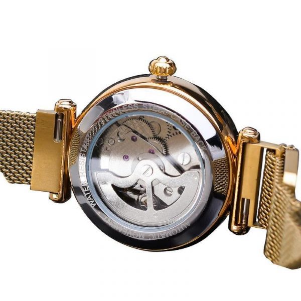 Montre Steampunk Femme Dorée