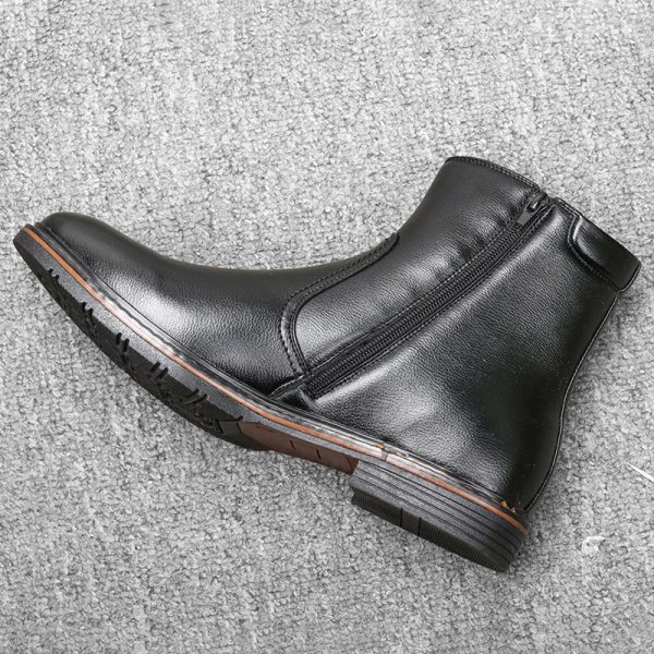 Bottines Homme Cuir Zippées