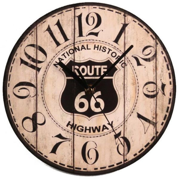 Horloge Murale Vintage en Bois