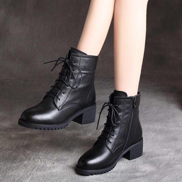 Bottines Victoriennes Cuir