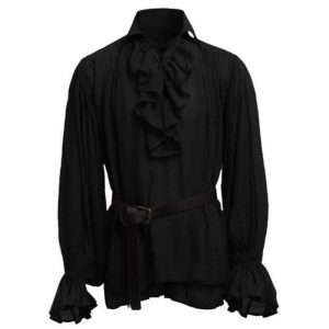 Chemise Steampunk Homme Noire