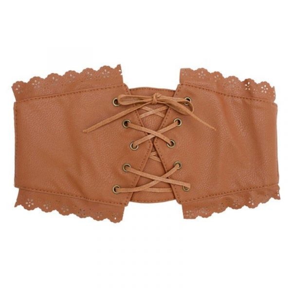 Ceinture Serre Taille Cuir Femme