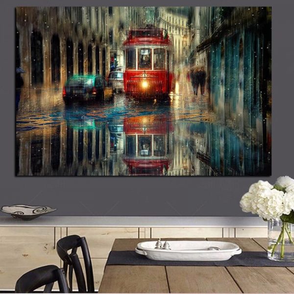 Tableau Peinture Style Industriel